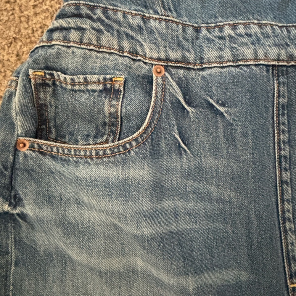 Denim Halter Jumpsuit - Picture 4 of 9